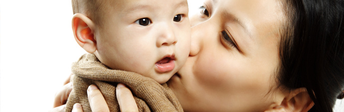 Mother and baby